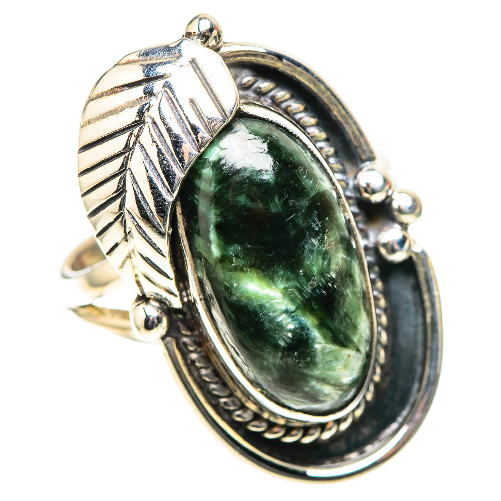 Seraphinite Ring Size 7.75 (925 Sterling Silver) RING138454