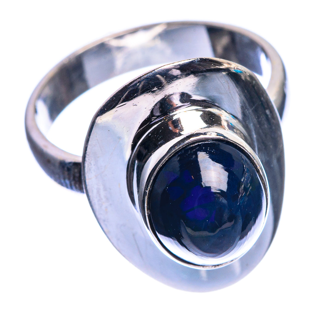 Black Opal Ring Size 6 (925 Sterling Silver) R144136