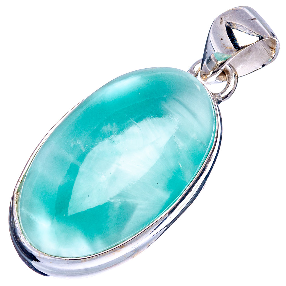 Smithsonite Pendant 1 3/8" (.925 Sterling Silver)