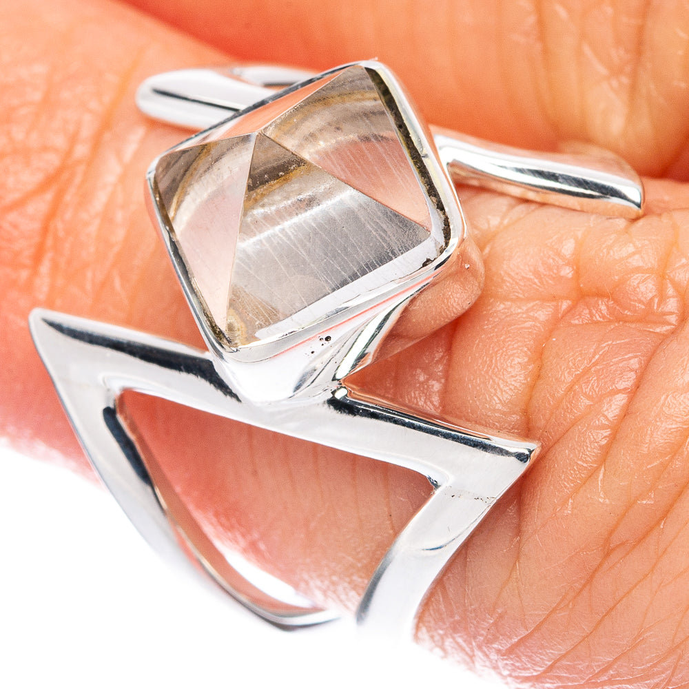 Premium Herkimer Diamond 925 Sterling Silver Ring Size 5.75 (925 Sterling Silver) R2752