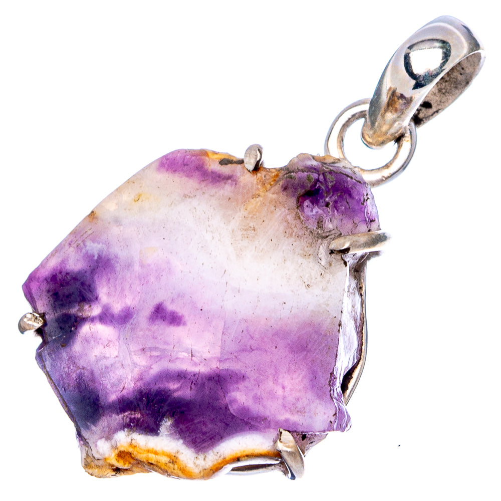 Mexican Purple Opal Pendant 1 1/8" (.925 Sterling Silver)