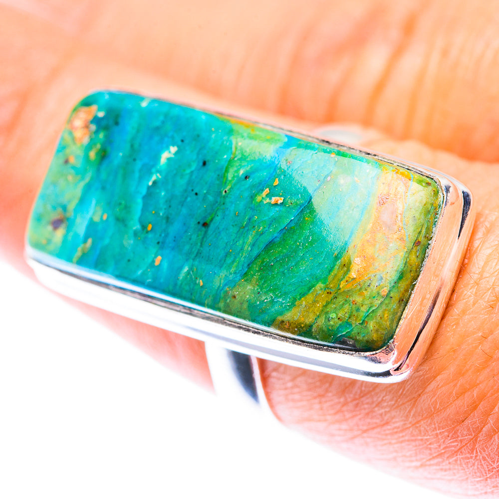 Large Peruvian Opal Ring Size 7.5 (925 Sterling Silver) RING140176