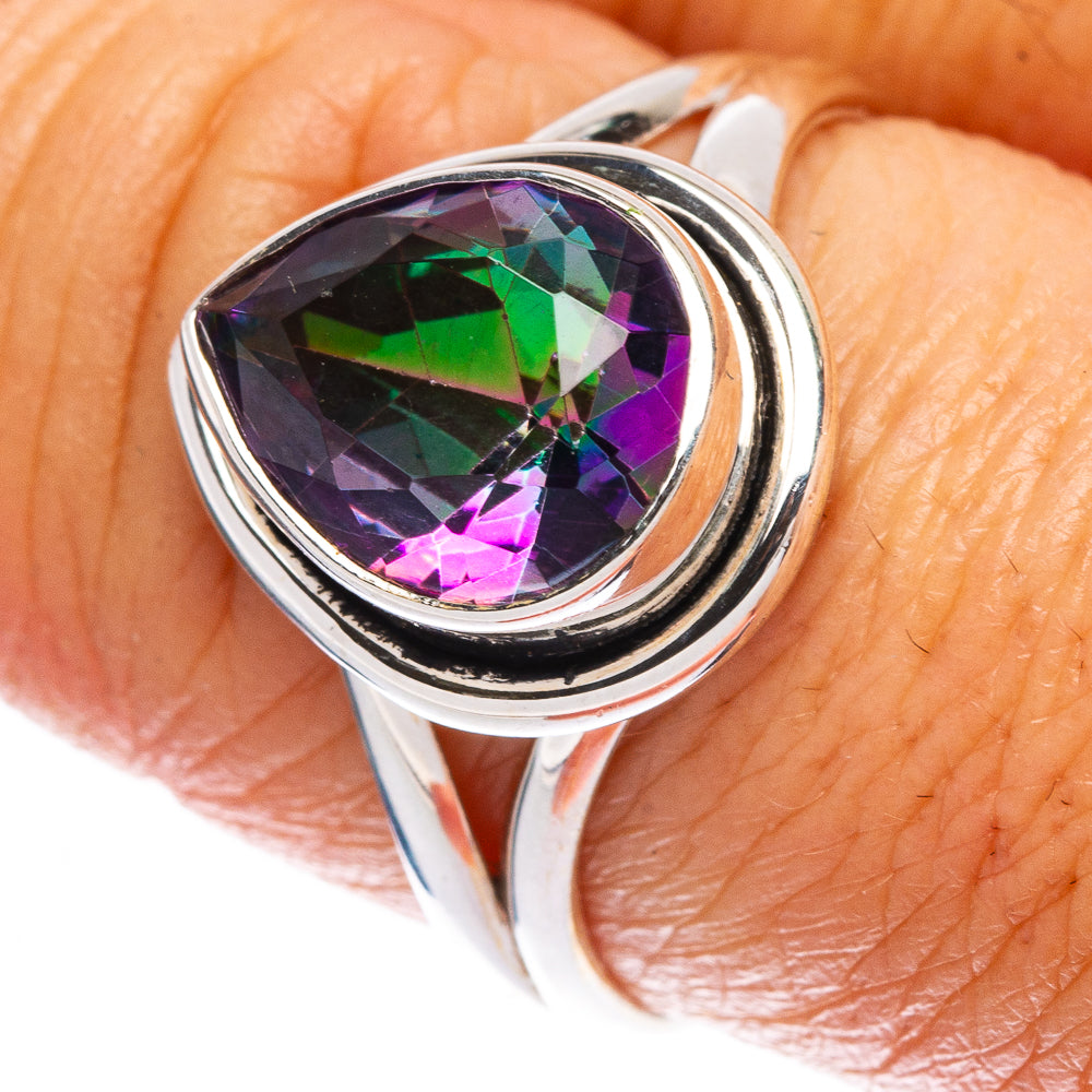 Mystic Topaz Ring Size 8.25 (925 Sterling Silver) R146710