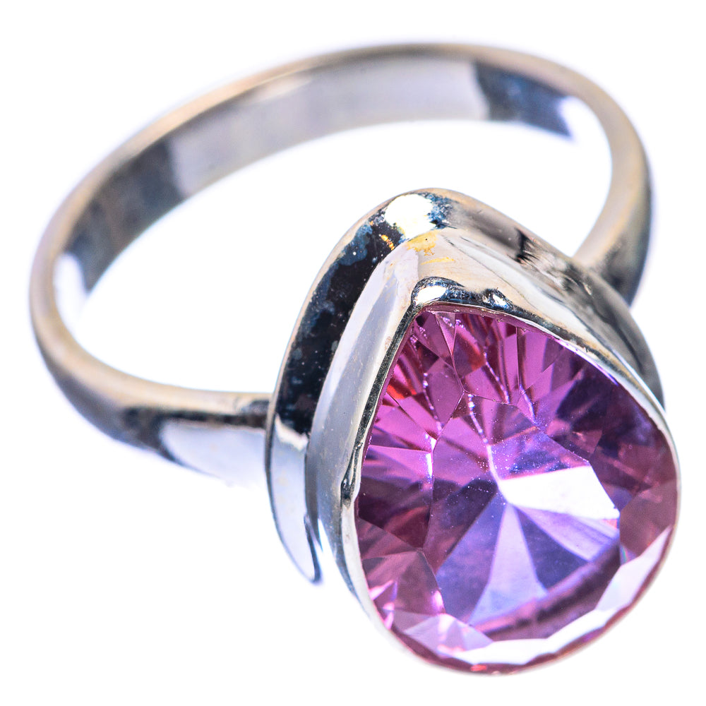 Faceted Color Change Alexandrite (Lab.) Ring Size 6.75 (925 Sterling Silver) RING143448