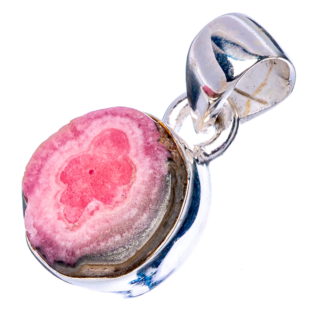 Rare Rhodochrosite Stalactite Pendant 3/4" (925 Sterling Silver) P42979
