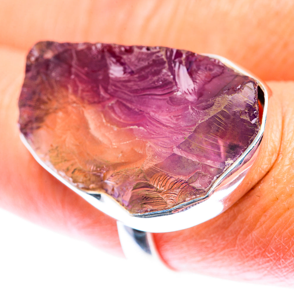 Raw Ametrine Ring Size 8.5 (925 Sterling Silver) RING140102