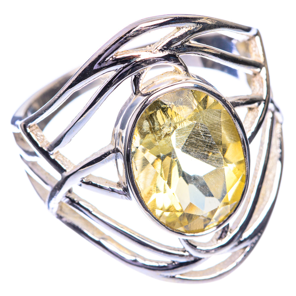 Faceted Citrine Ring Size 11 (925 Sterling Silver) RING143283