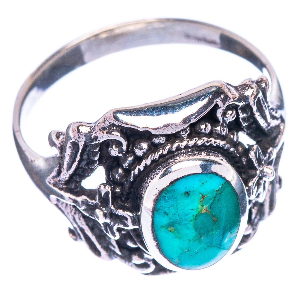 Rare Arizona Turquoise Ring Size 5.75 (925 Sterling Silver) R147076