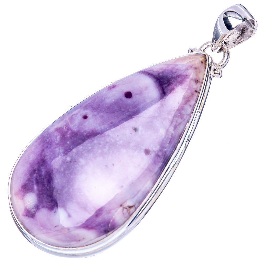 Rare Tiffany Stone Pendant 2 1/4" (925 Sterling Silver) P42463
