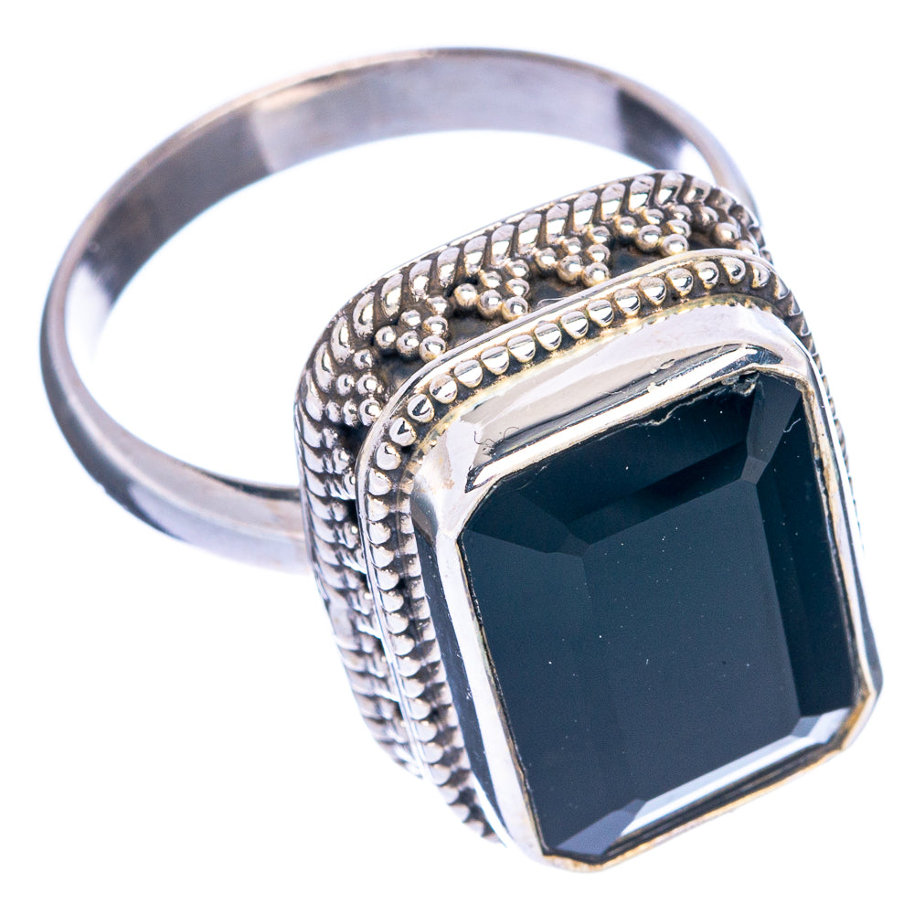 Black Onyx Ring Size 9.75 (925 Sterling Silver) R144404