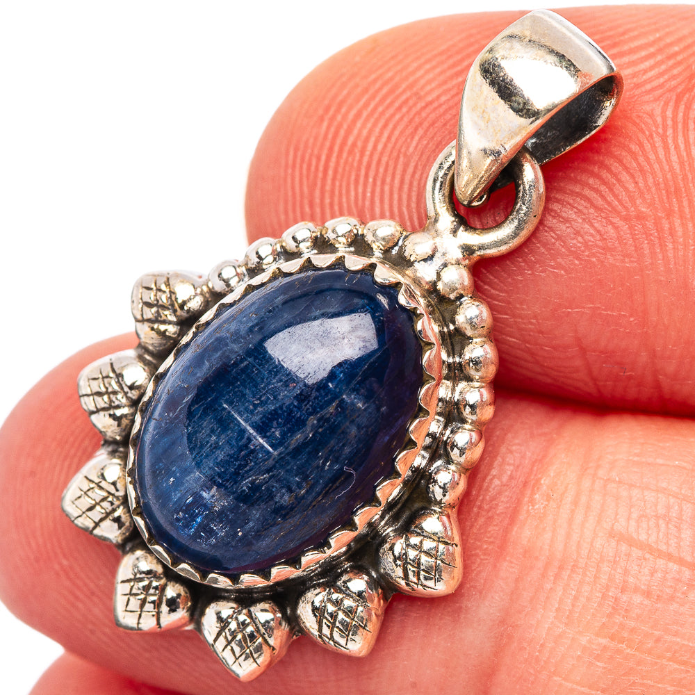 Kyanite Pendant 1 1/8" (.925 Sterling Silver)