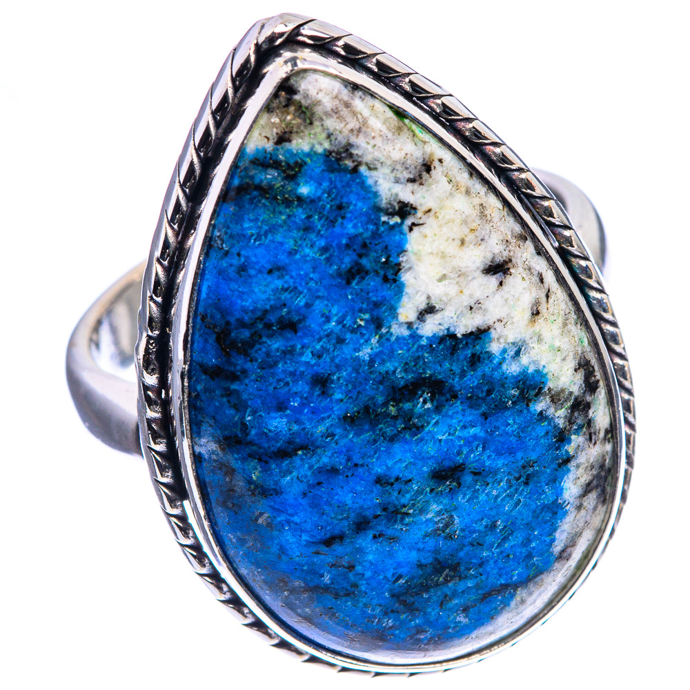 Large K2 Blue Azurite Ring Size 10.25 (925 Sterling Silver) R142491