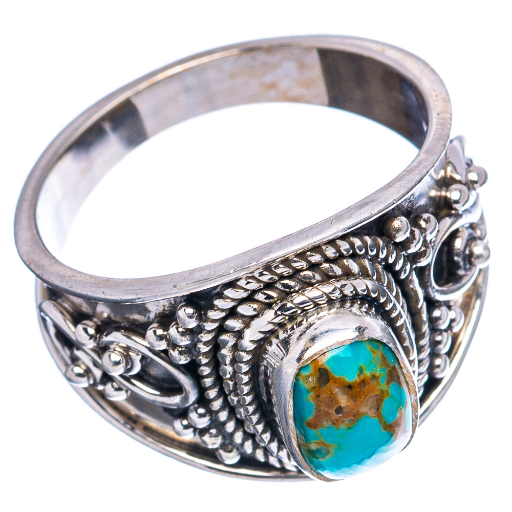Rare Number 8 Mine Turquoise Ring Size 5.75 (.925 Sterling Silver)