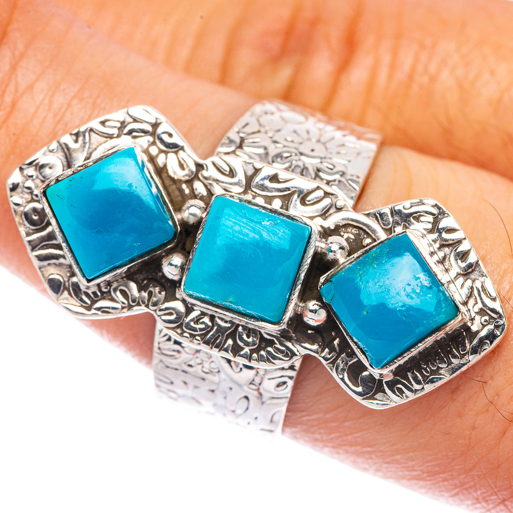 Sleeping Beauty Turquoise Ring Size 8 (925 Sterling Silver) R144910