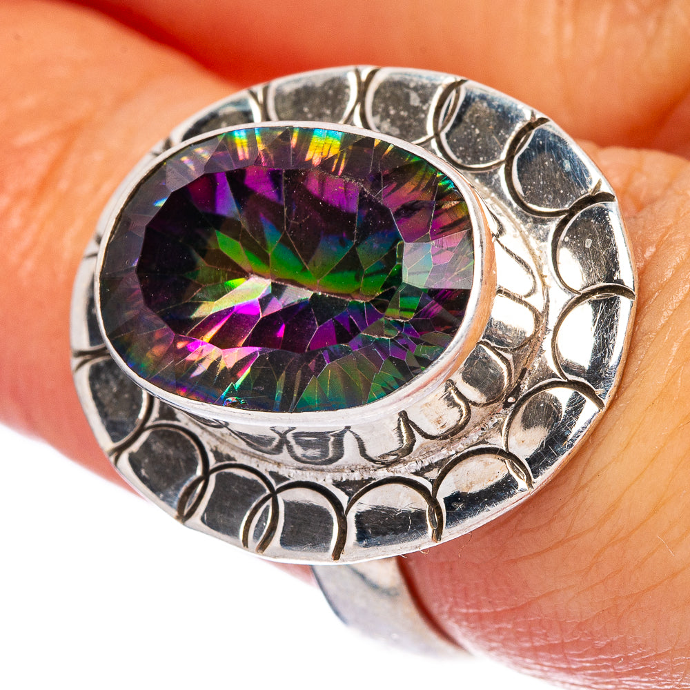 Mystic Topaz Ring Size 6.75 (925 Sterling Silver) R146543