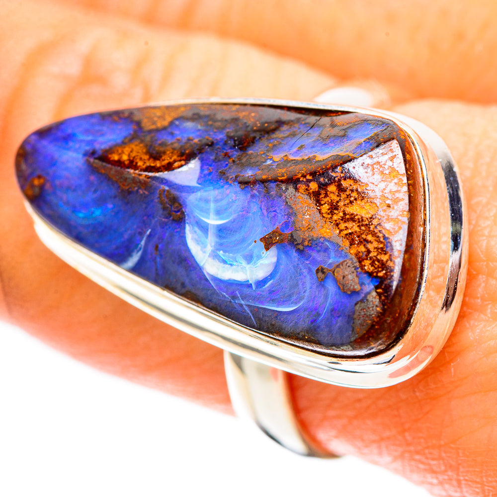 Boulder Opal Ring Size 8.75 (925 Sterling Silver) RING137826