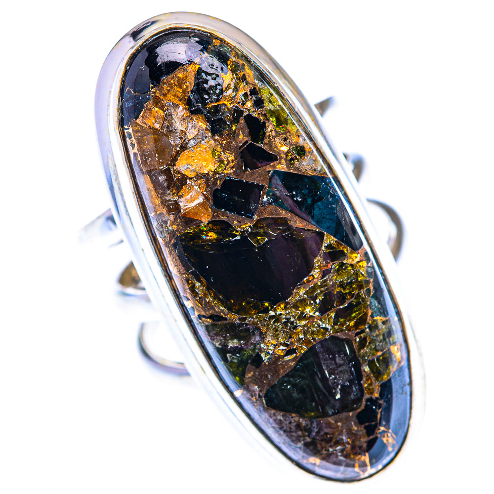 Large Mohave Black Onyx Ring Size 6.25 (925 Sterling Silver) RING140212