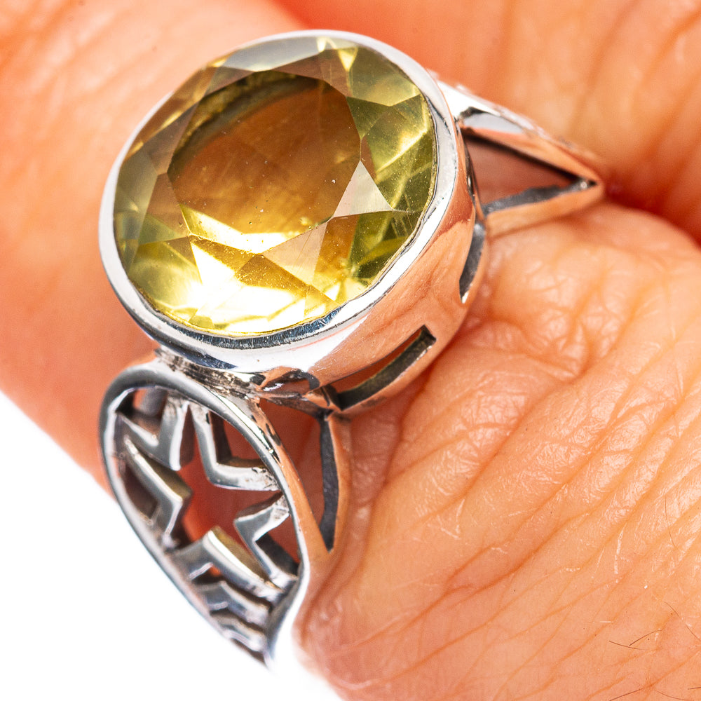 Value Faceted Citrine Ring Size 7 (925 Sterling Silver) R3204