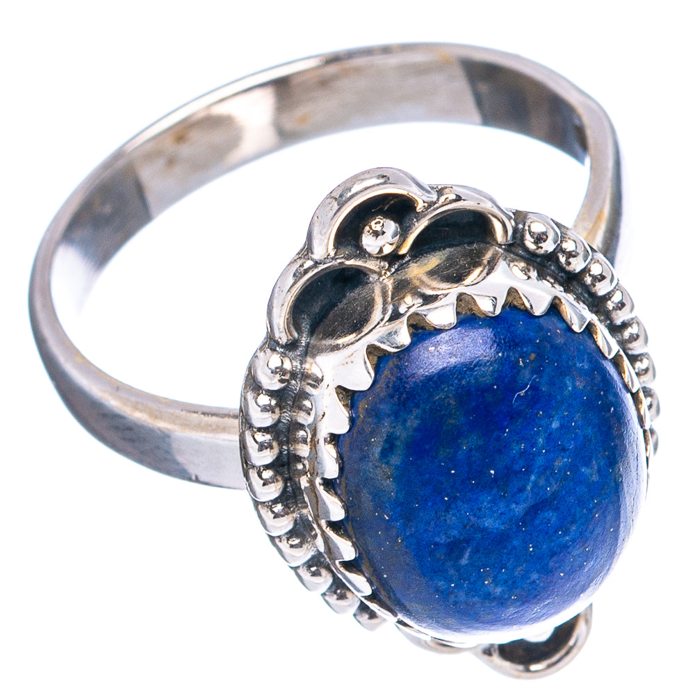 Lapis Lazuli Ring Size 6.5 (.925 Sterling Silver)