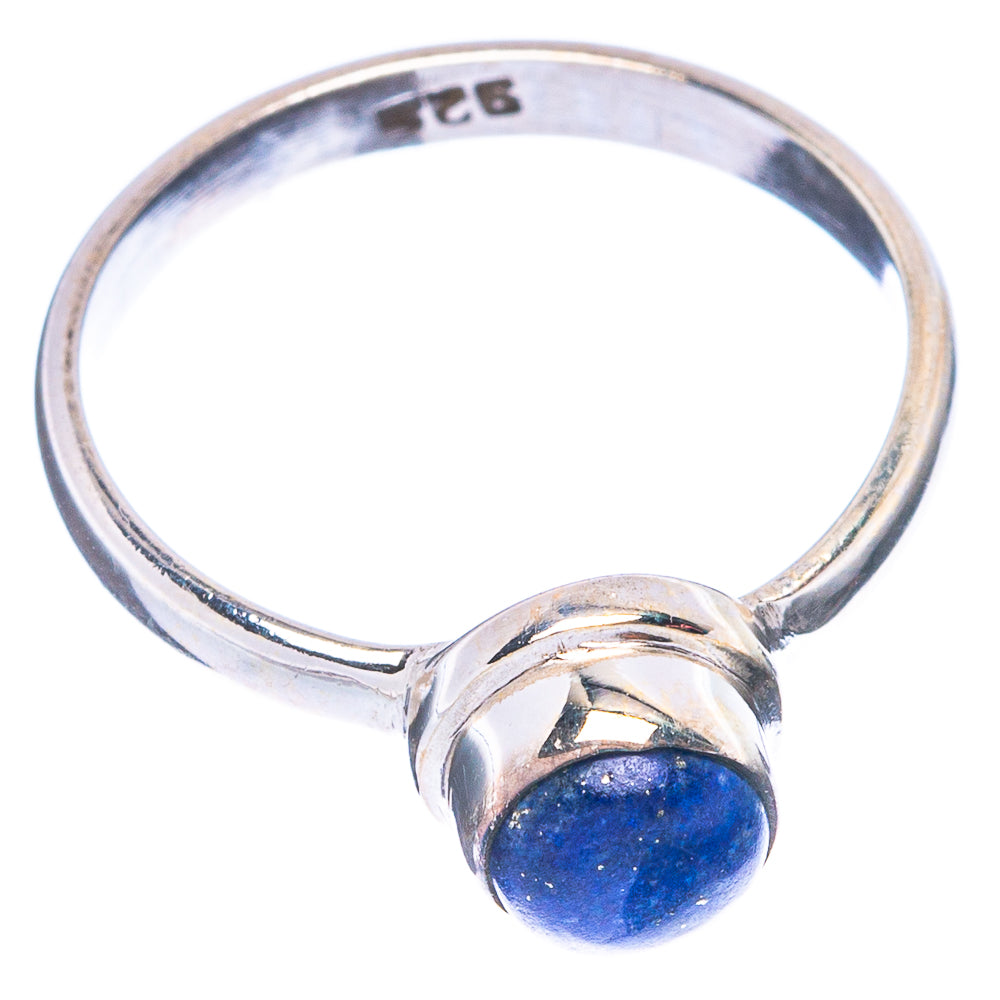 Lapis Lazuli Dainty Ring Size 7 (925 Sterling Silver) R5260