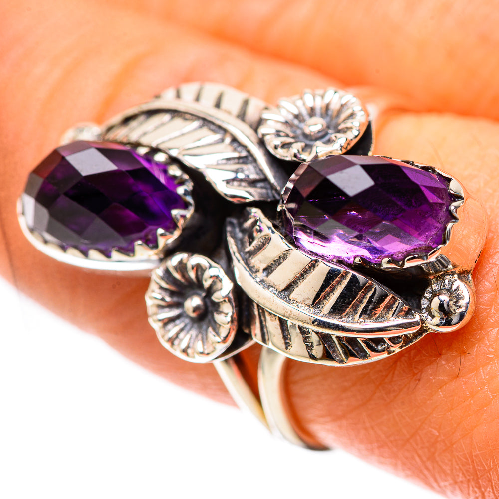 Amethyst Ring Size 7.5 (925 Sterling Silver) RING139244