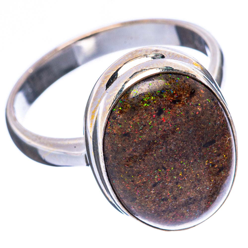 Rare Matrix Opal Ring Size 8.75 (925 Sterling Silver) R4174