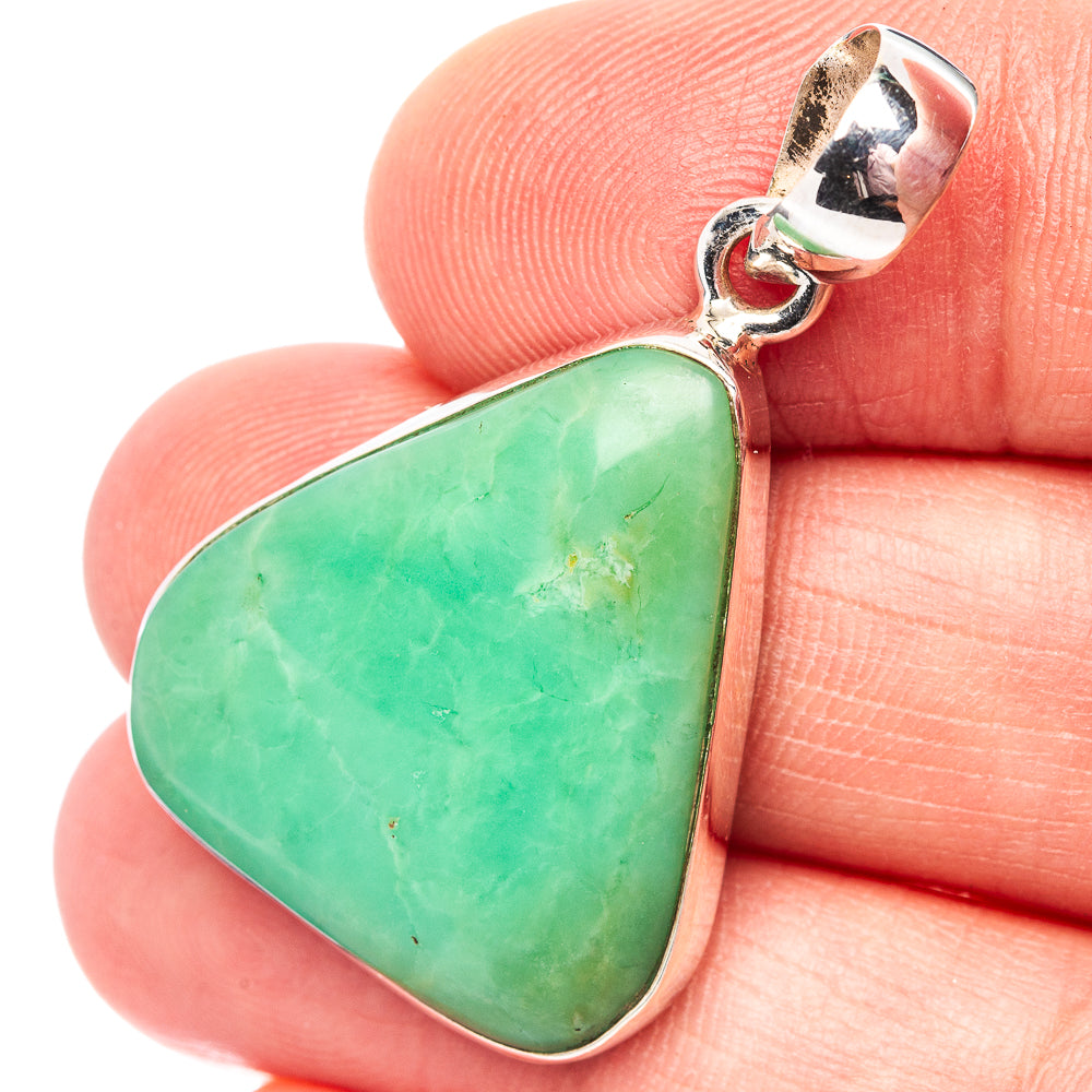 Variscite Pendant 1 1/2" (.925 Sterling Silver)