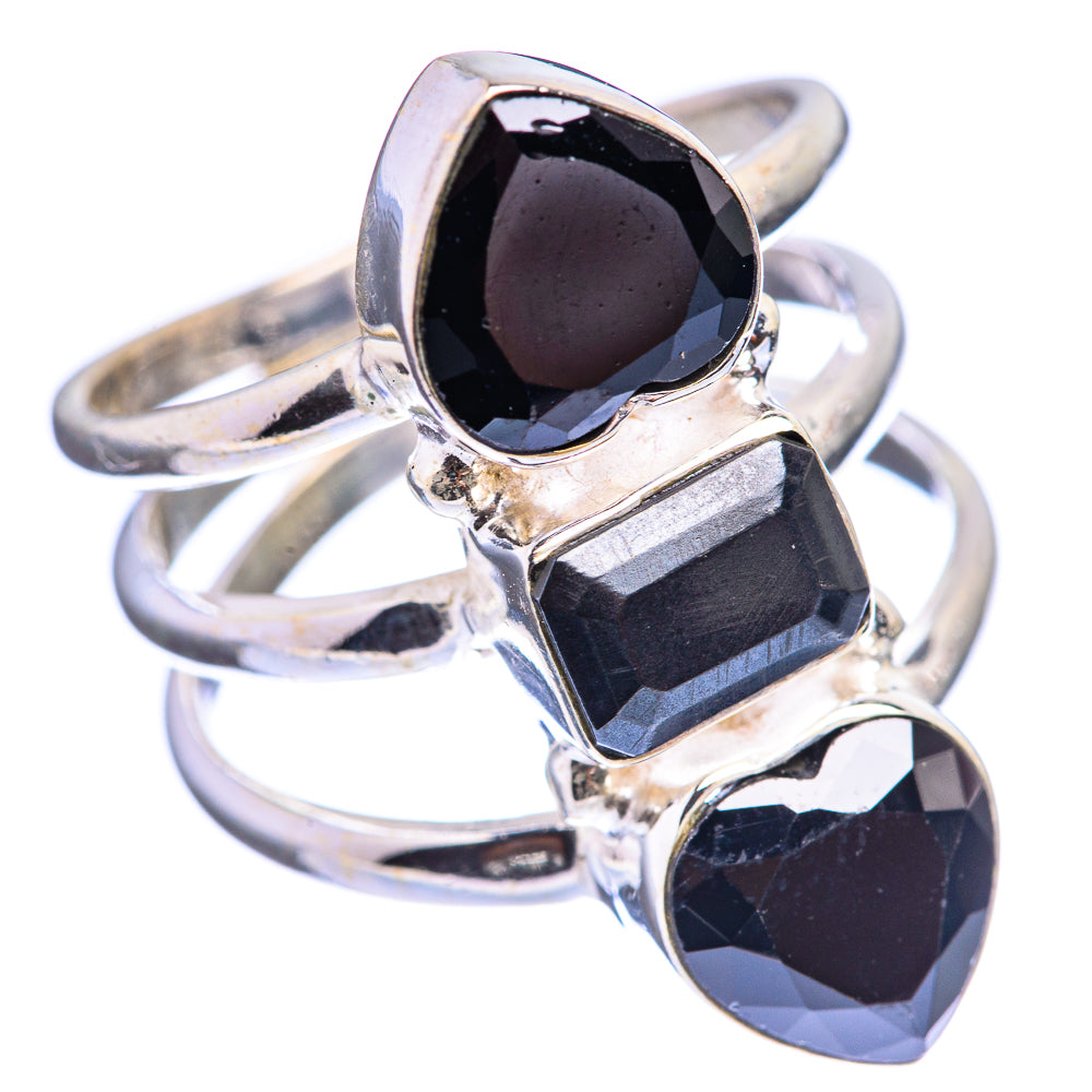 Black Onyx Ring Size 6.75 (925 Sterling Silver) R142798