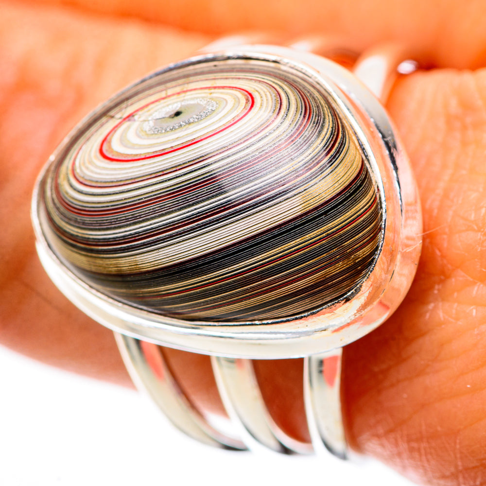 Fordite Ring Size 10.75 (925 Sterling Silver) RING138812