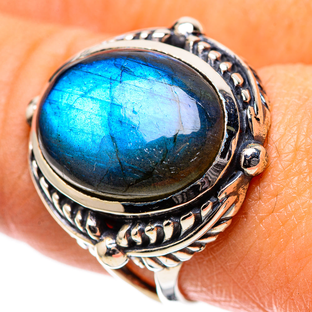 Labradorite Ring Size 8.25 (925 Sterling Silver) RING138794