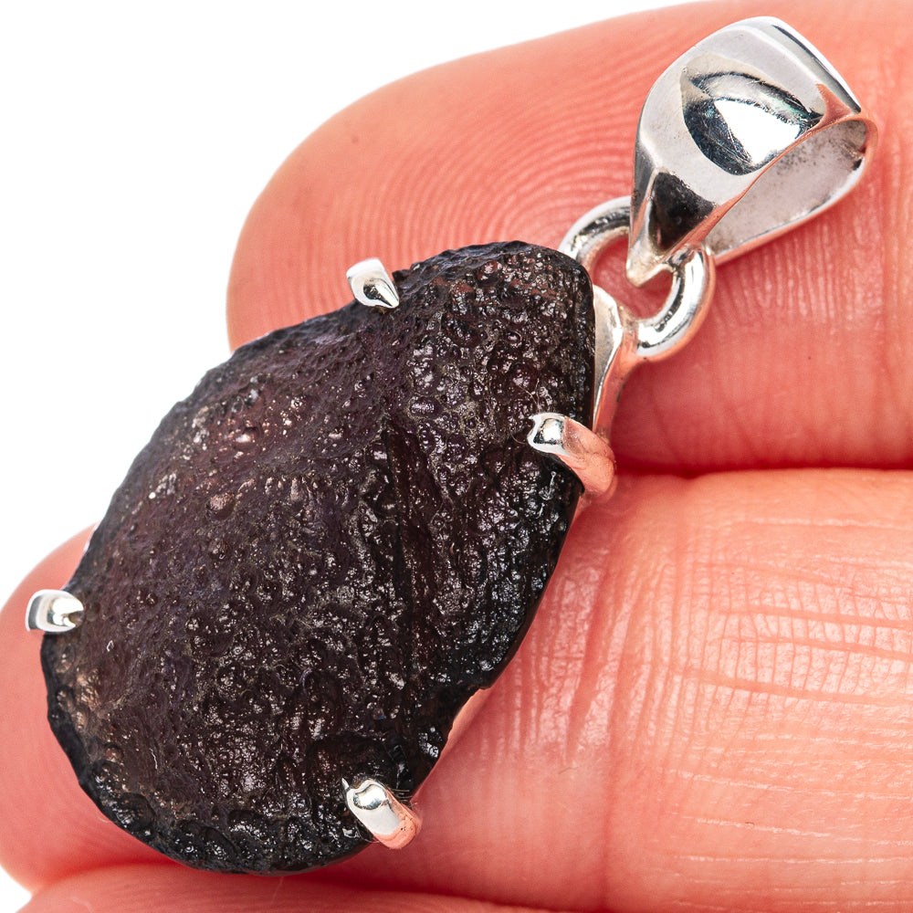 Rare Agni Manitite Pendant 1 1/4" (925 Sterling Silver) P41600