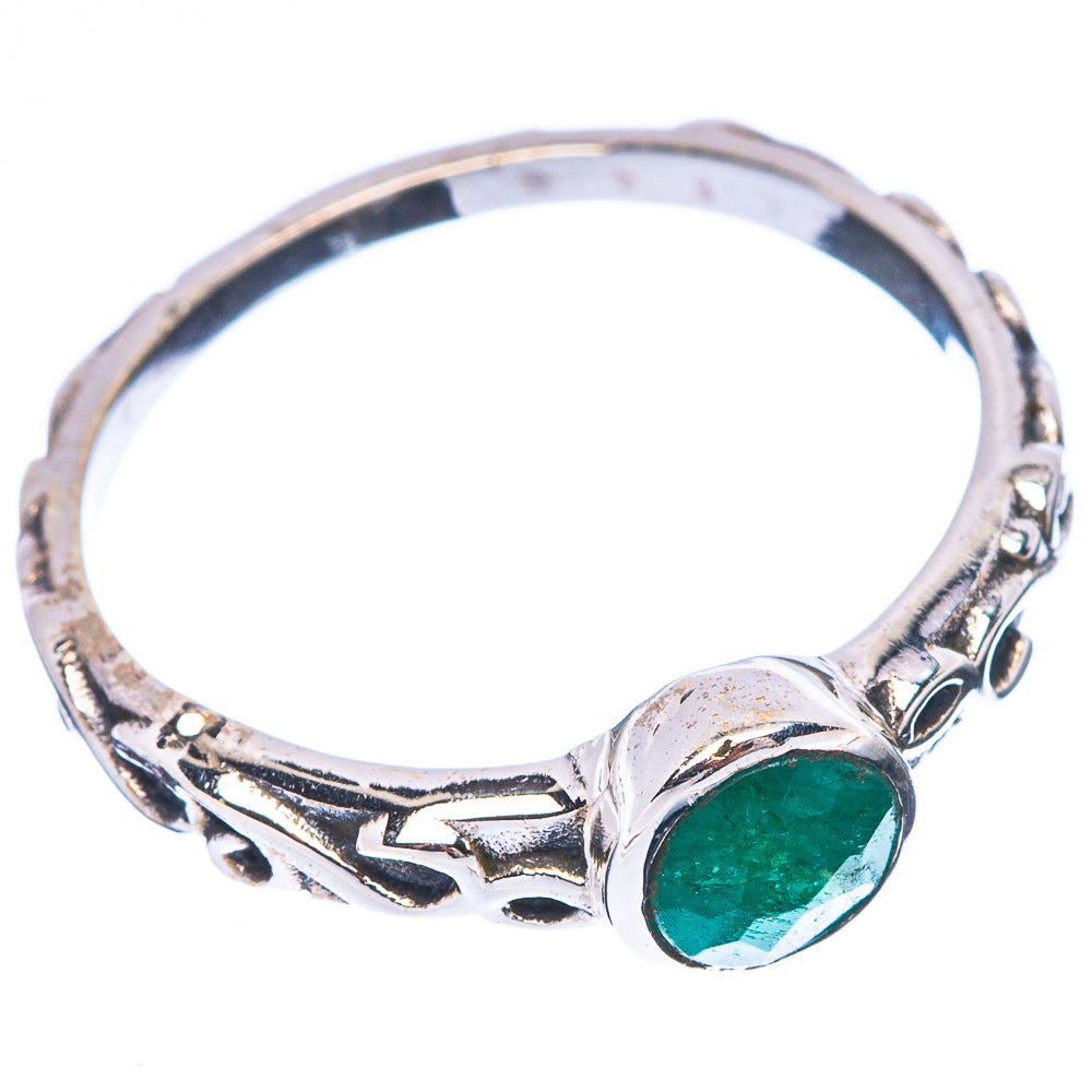 Green Sillimanite Ring Size 7 (925 Sterling Silver) R5525