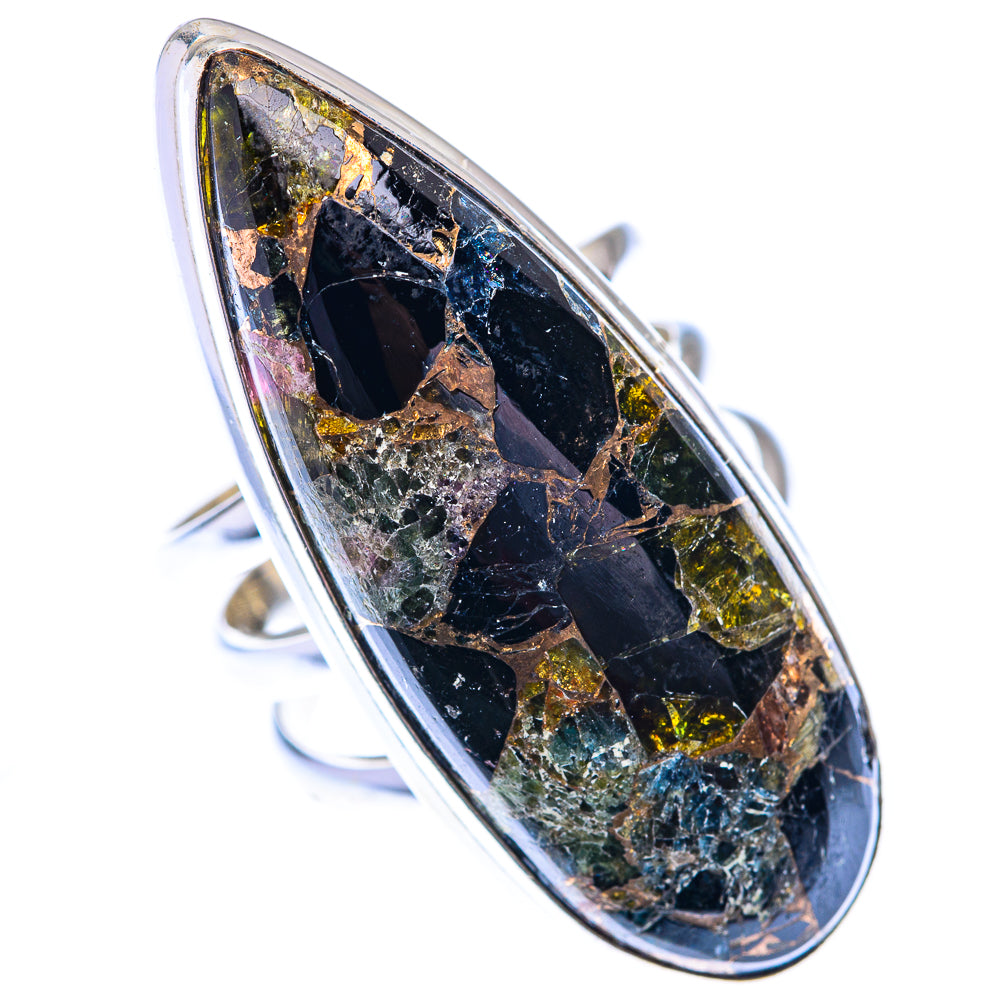 Large Mohave Black Onyx 925 Sterling Silver Ring Size 7 (925 Sterling Silver) RING140450