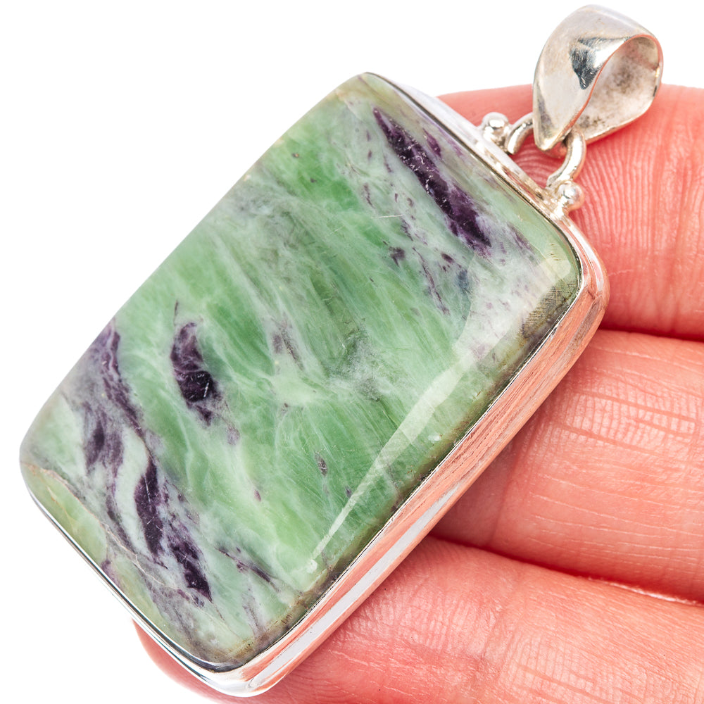 Kammererite Pendant 1 7/8" (925 Sterling Silver) P40479