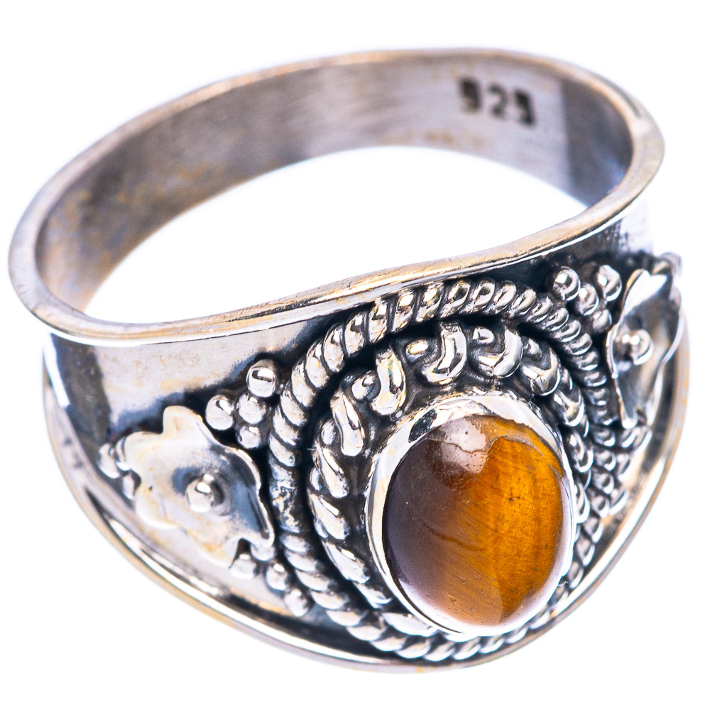 Tiger Eye 925 Sterling Silver Ring Size 8.25 (925 Sterling Silver) R5431