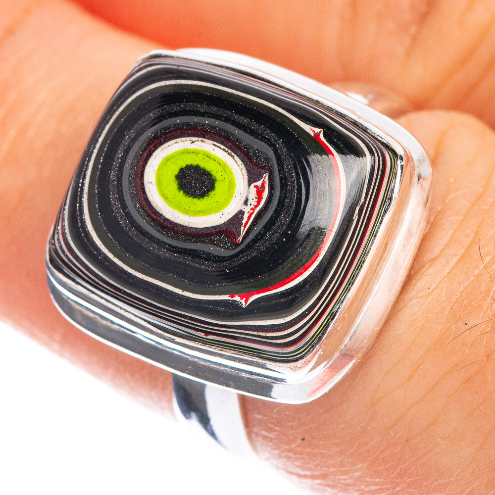 Fordite Ring Size 6.75 (925 Sterling Silver) R144300