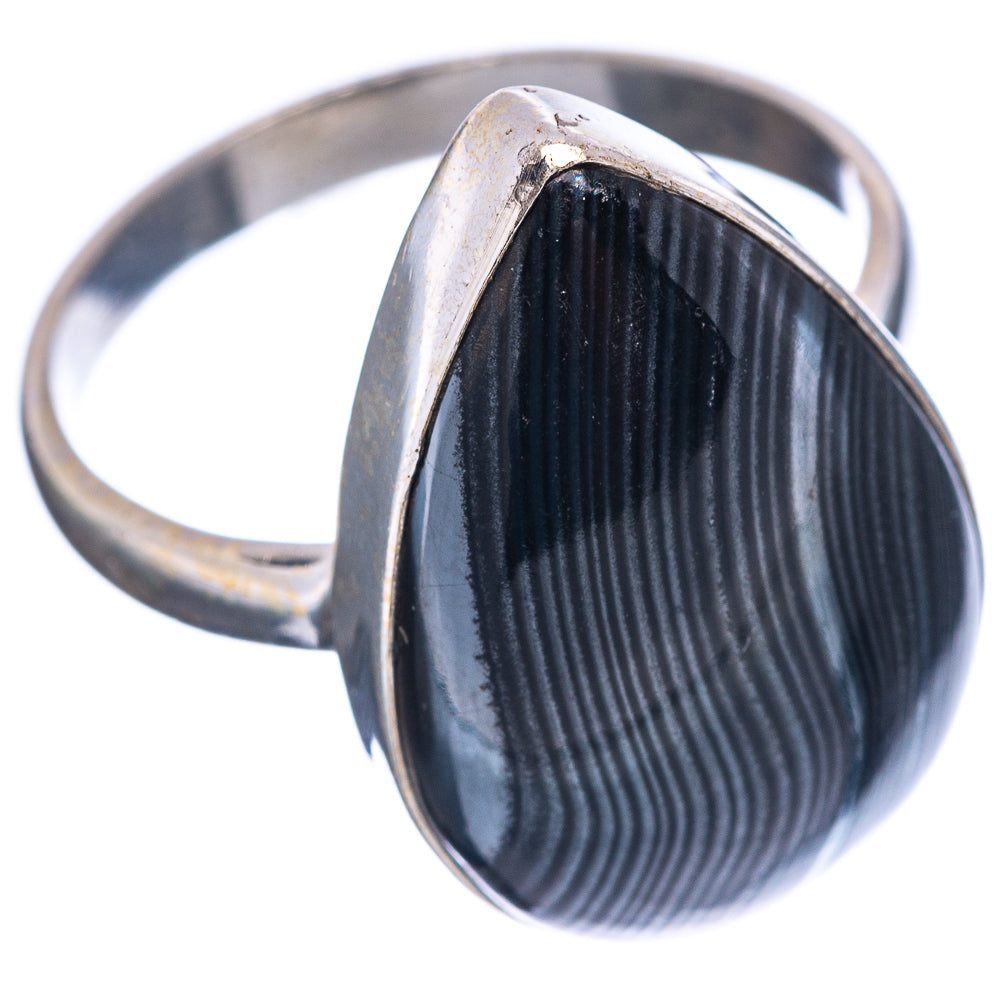 Psilomelane  Ring Size 9.75 (.925 Sterling Silver)