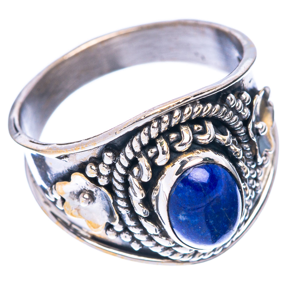 Lapis Lazuli 925 Sterling Silver Ring Size 7 (925 Sterling Silver) R5423