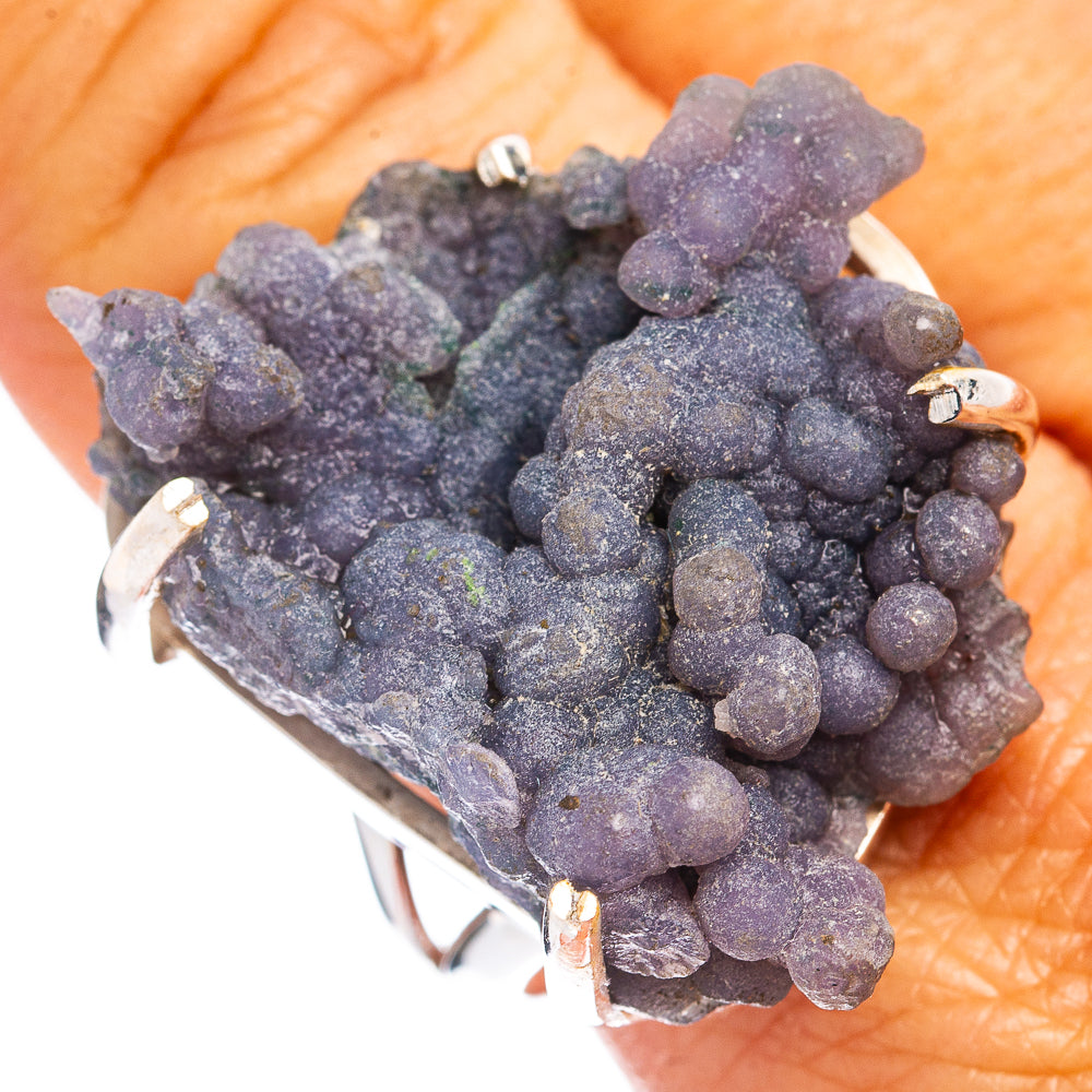 Premium Grape Agate Ring Size 10.5 (.925 Sterling Silver)
