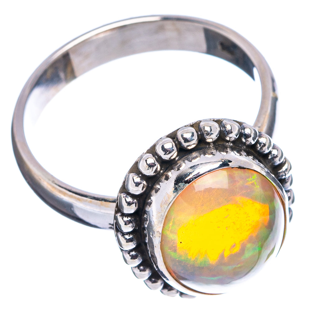 Rare Ethiopian Opal Ring Size 7 (.925 Sterling Silver)