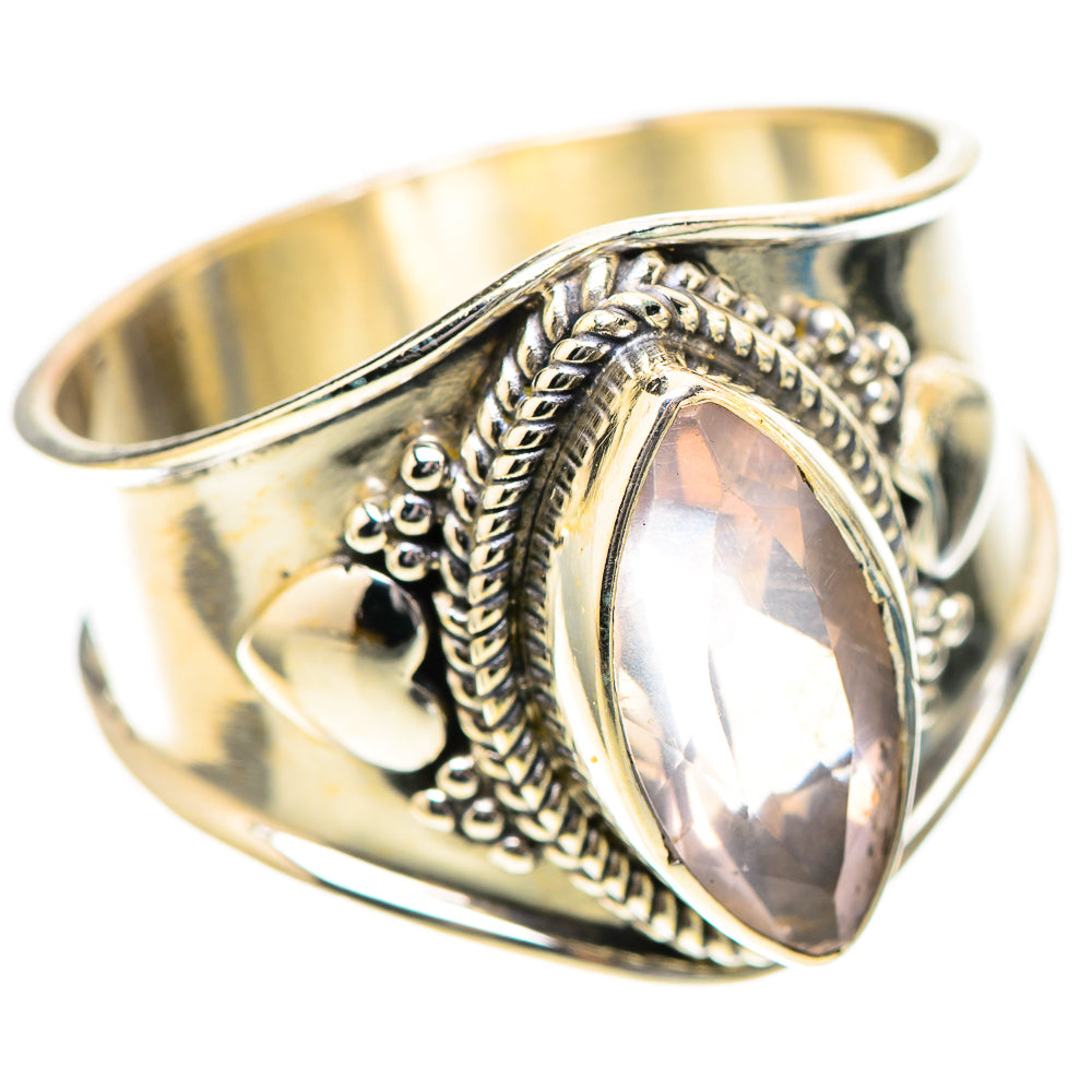 Faceted Pink Amethyst Ring Size 10 (925 Sterling Silver) RING139211