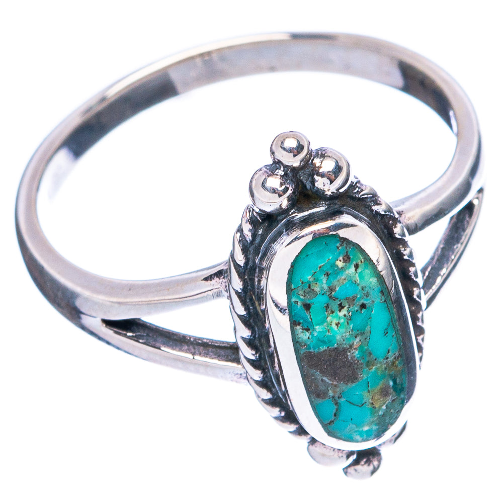 Rare Arizona Turquoise Ring Size 6.5 (925 Sterling Silver) R4902