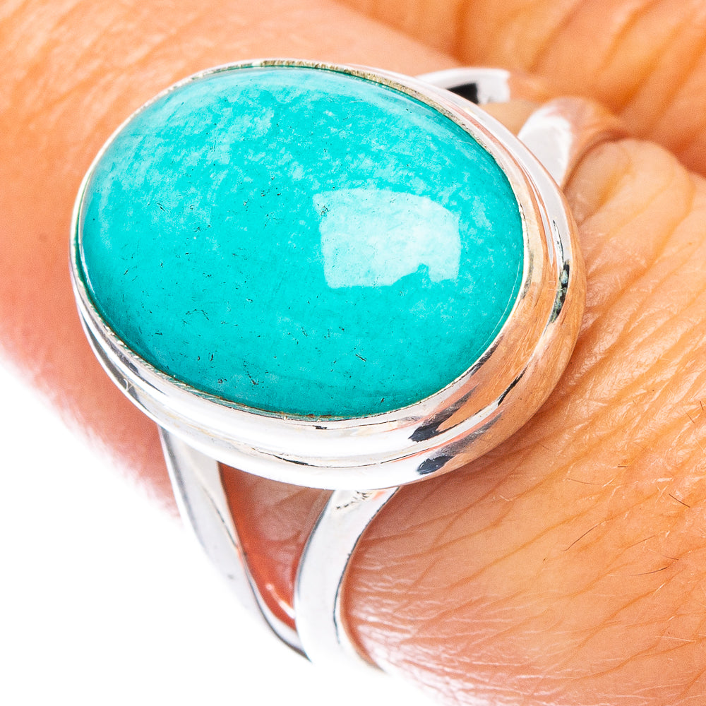 Amazonite Ring Size 7.5 (925 Sterling Silver) R7174