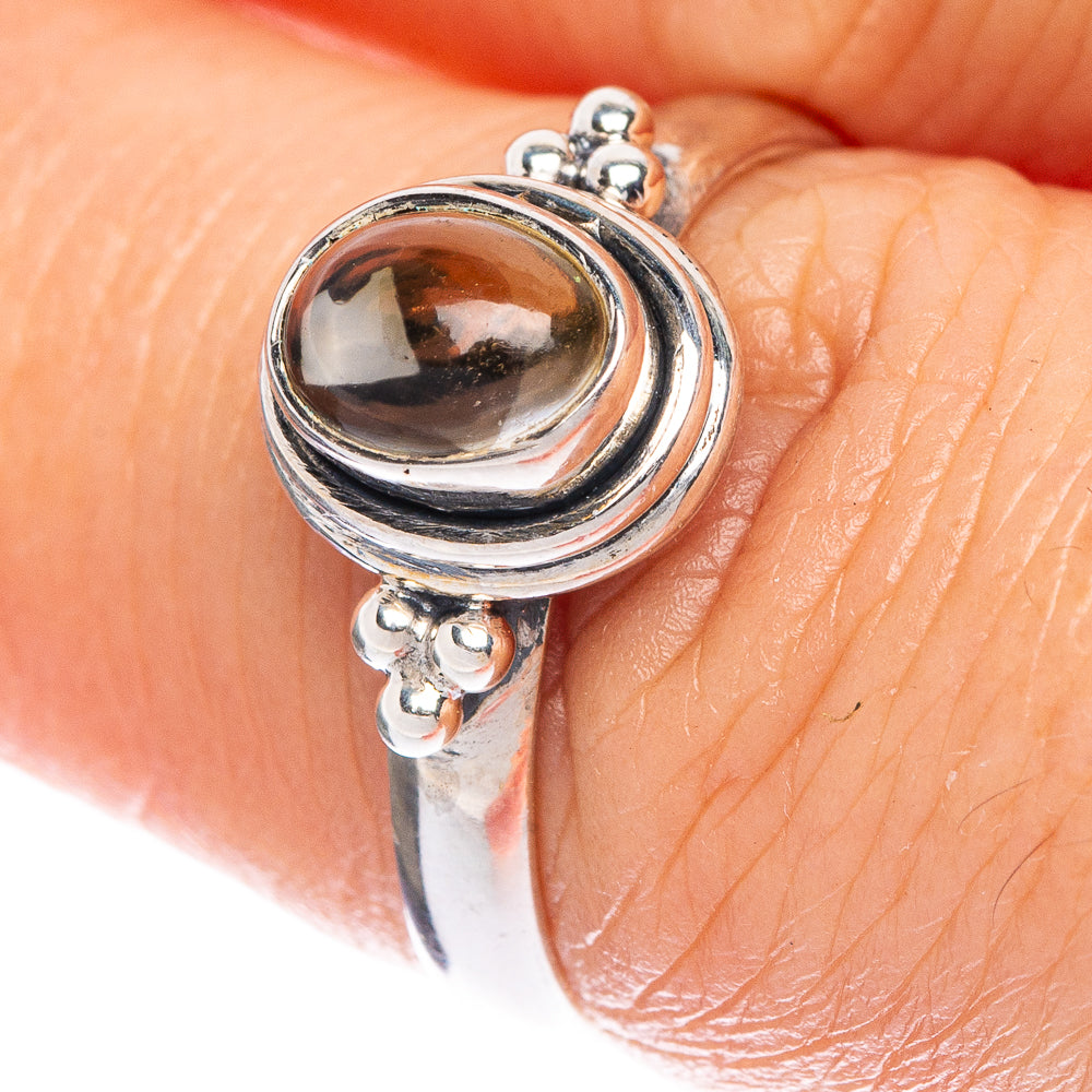 Natural Citrine Ring Size 6.75 (925 Sterling Silver) R1042