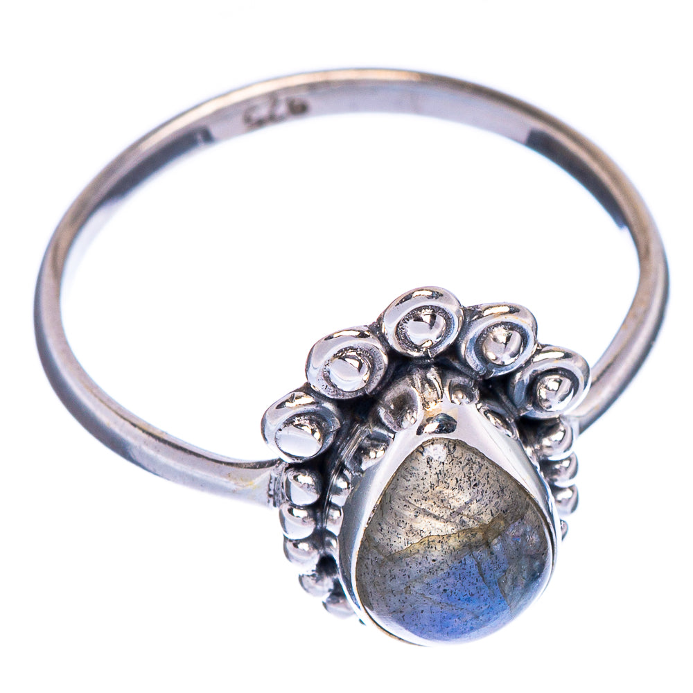 Labradorite Dainty Ring Size 6.25 (925 Sterling Silver) R147256