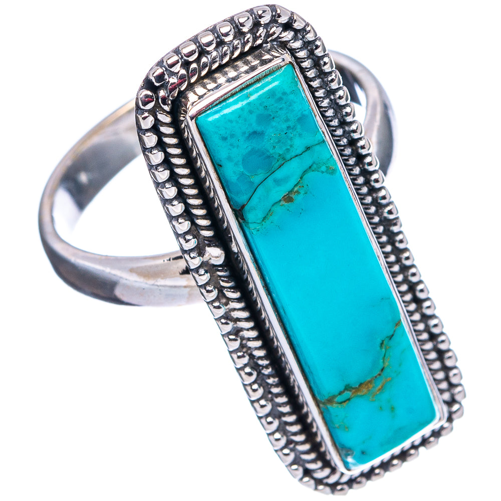 Mohave Turquoise Ring Size 8.25 (.925 Sterling Silver)