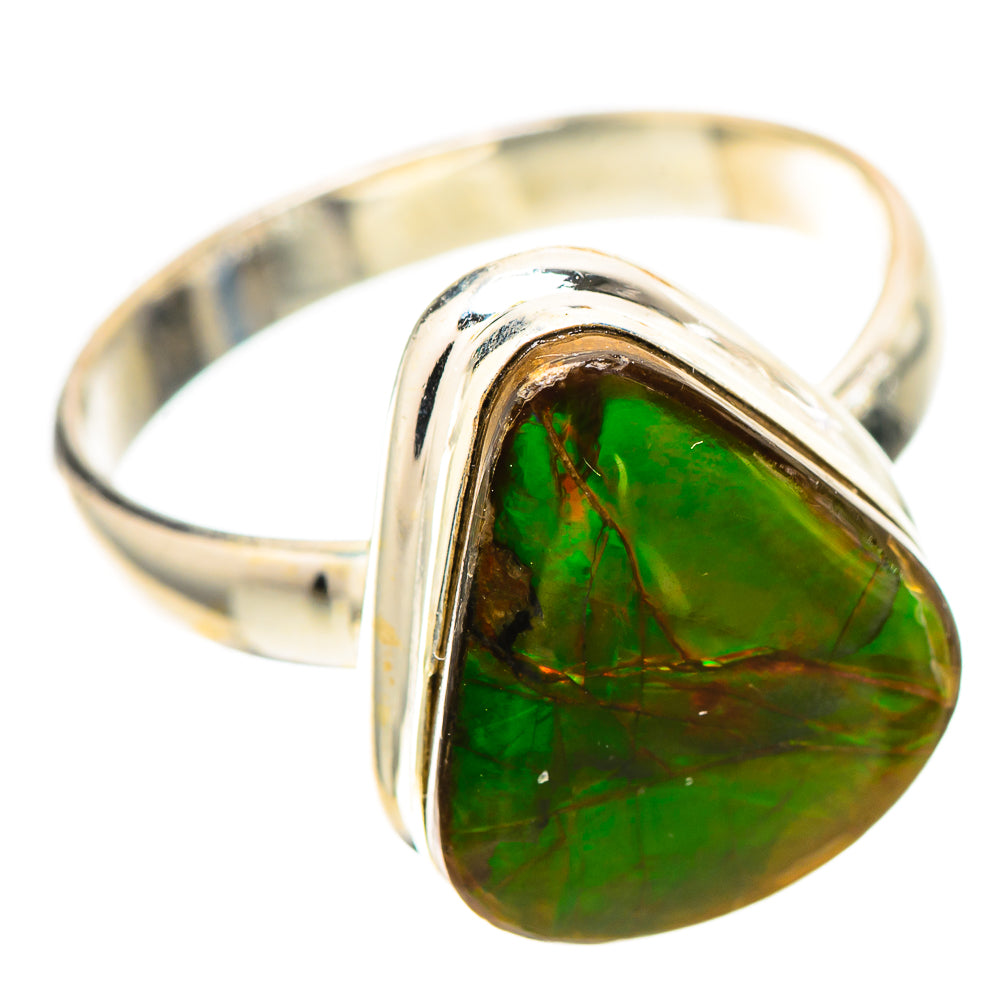 Canadian Ammolite 925 Sterling Silver Ring Size 9.75 (925 Sterling Silver) RING139546