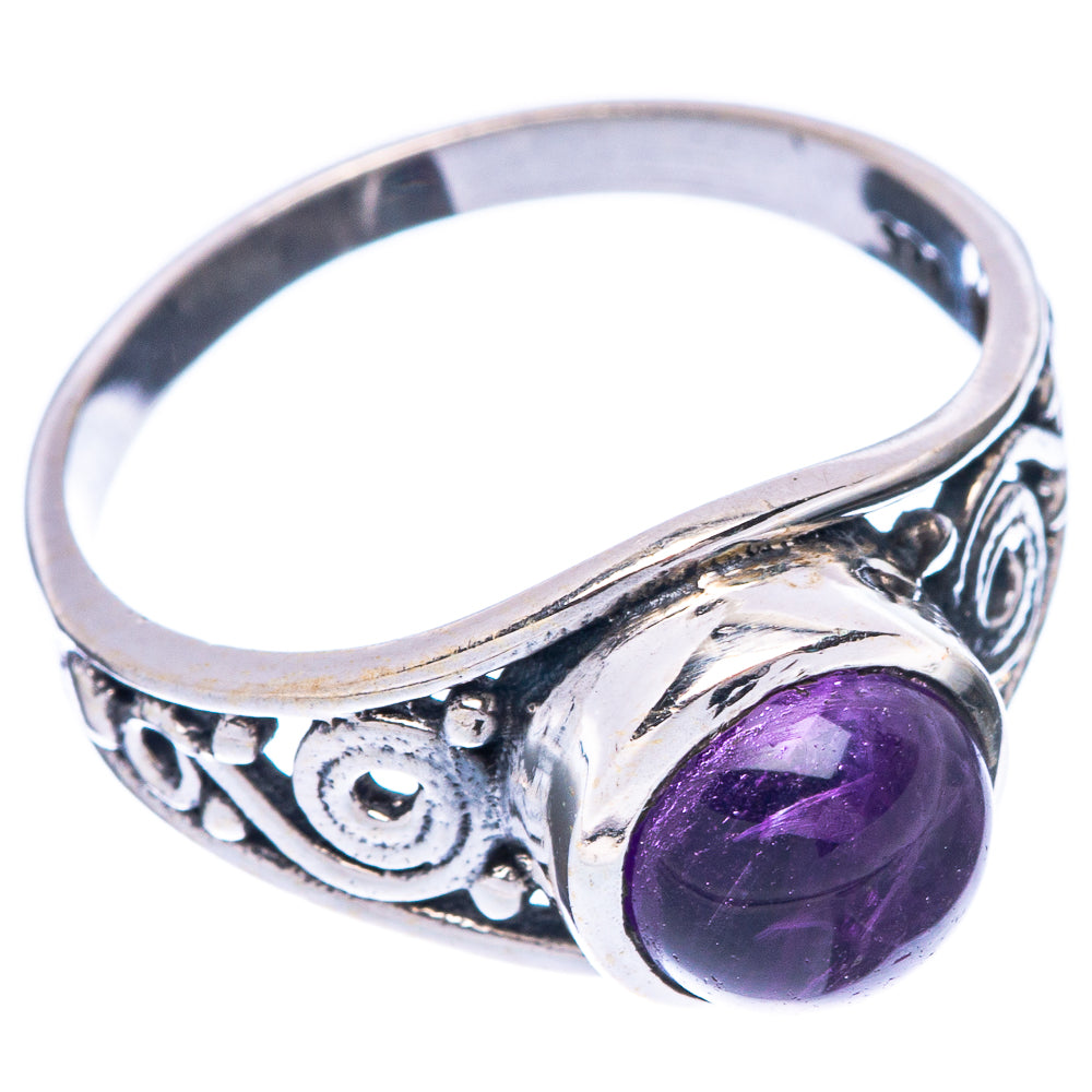 Amethyst 925 Sterling Silver Ring Size 6.75 (925 Sterling Silver) R5368