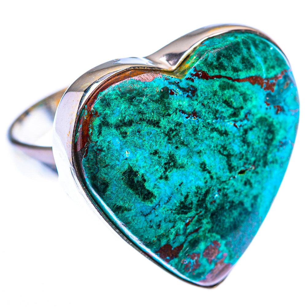 Large Chrysocolla Ring Size 9.25 (925 Sterling Silver) RING140240