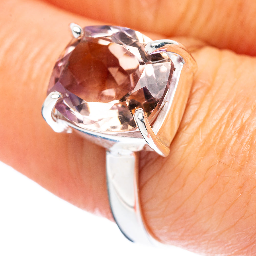 Faceted Ametrine Ring Size 8 (925 Sterling Silver) R4541